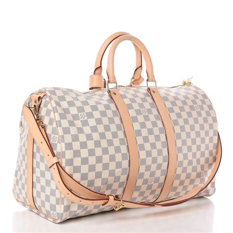 louis vuitton keepall 55 damier azur|louis vuitton official website.